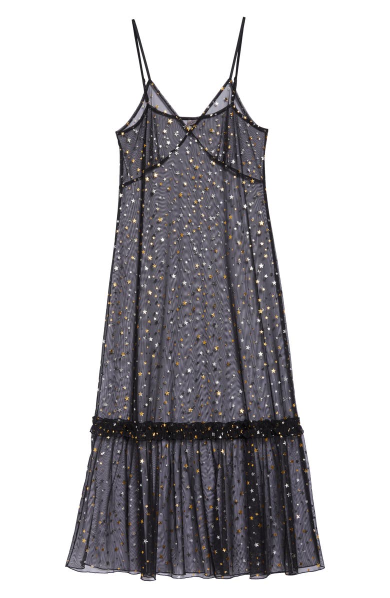 Chelsea28 Glitter Star Sheer Full Slip, Alternate, color,