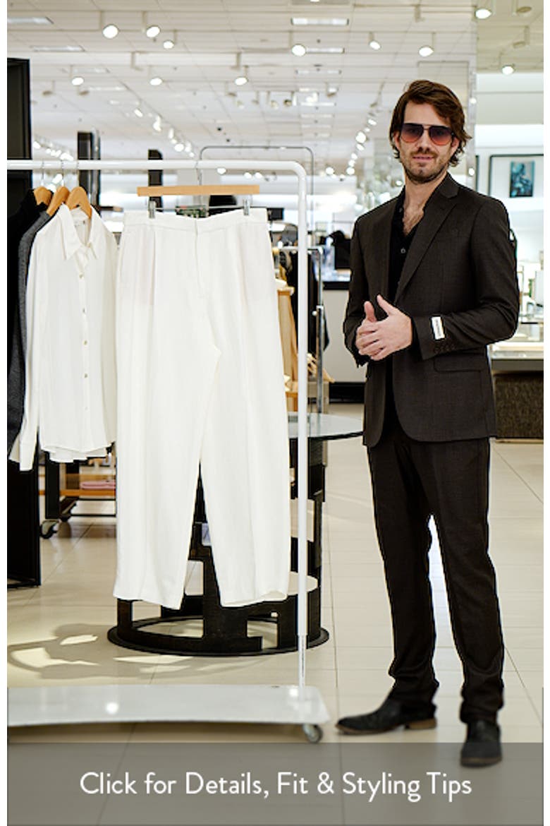 Pleated Straight Leg Pants video