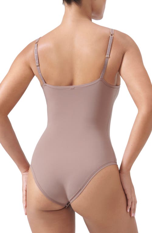 Adidas Originals Scoop Neck Bodysuit In Brown
