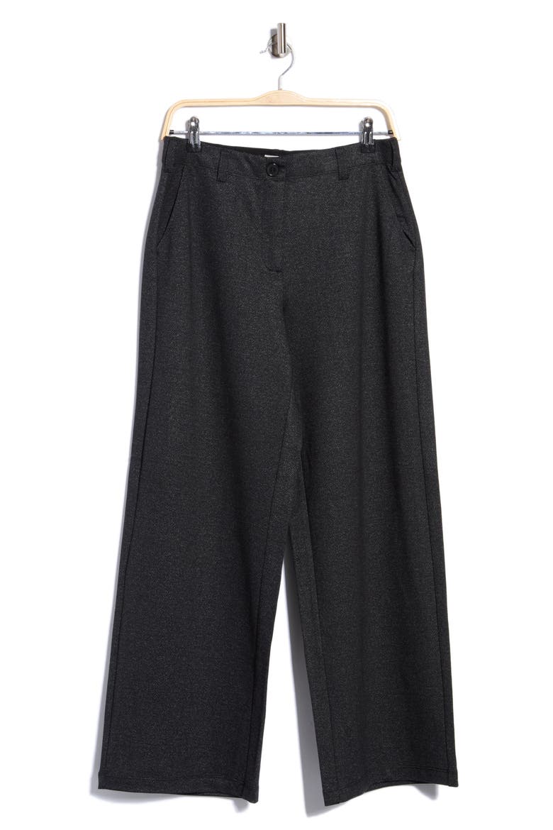 Straight Leg Trousers, Main, color, HEATHER CHARCOAL
