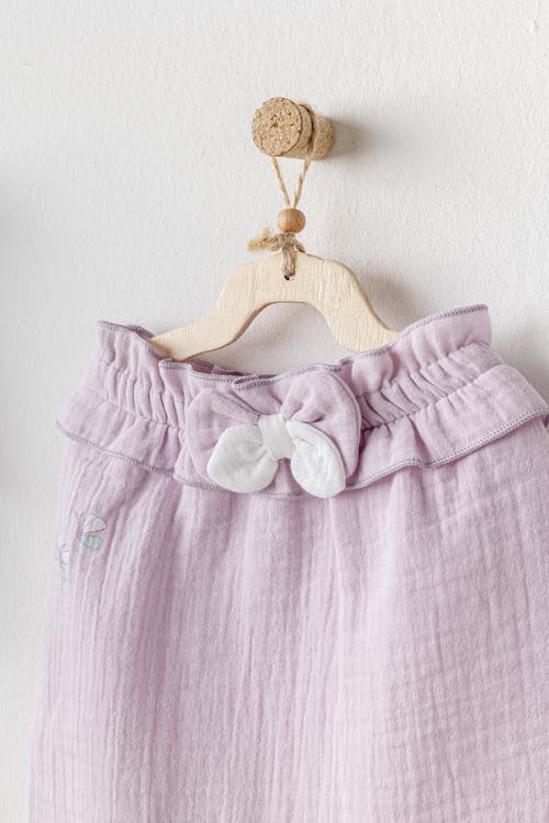 Shop Andy Wawa Butterfly Pants Set In Lilac