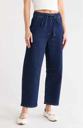 Vigoss Pull-On Barrel Leg Jeans