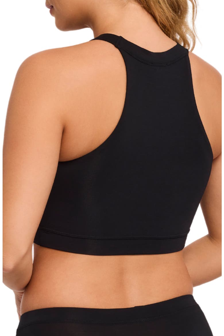Crop Top, Alternate, color, BLACK