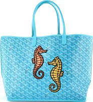 Pre-Owned Goyard Anjou Reversible Tote Printed Coated Canvas PM