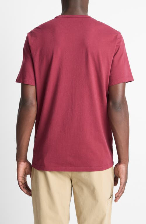 Vince Solid T-shirt In Brown