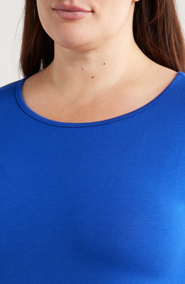 24seven Comfort Apparel High-Low Jersey T-Shirt, Alternate, color, 