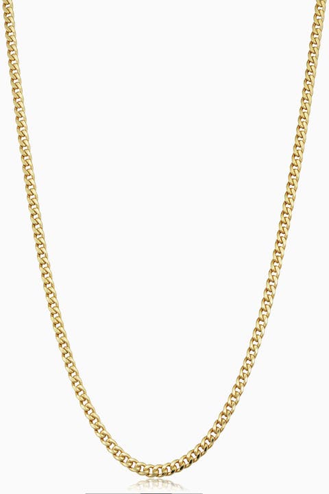 Men's Estate Cuban Chain in 14K Gold