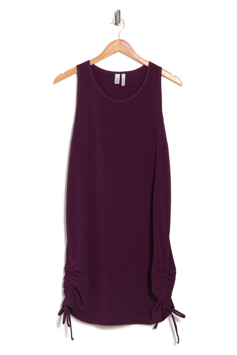 Delia Woven Dress, Alternate, color, PURPLE STARLING