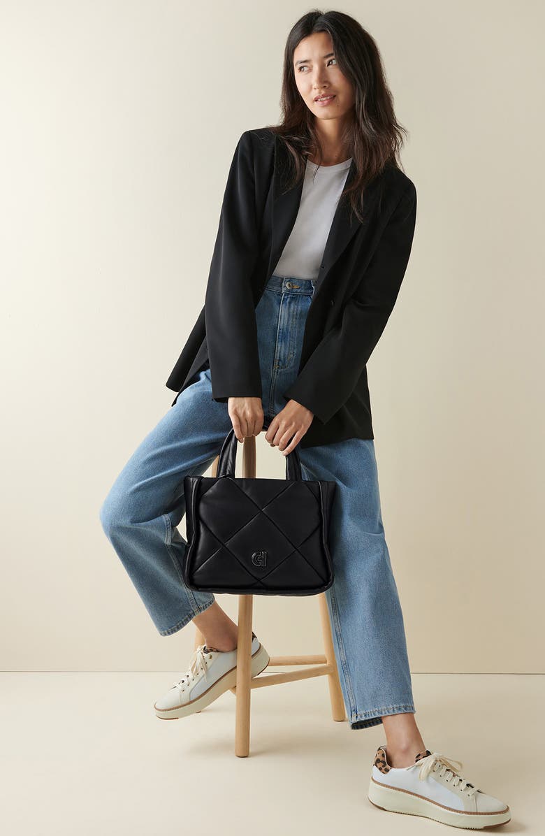 Cole Haan Puff Quilted Leather Tote, Alternate, color,