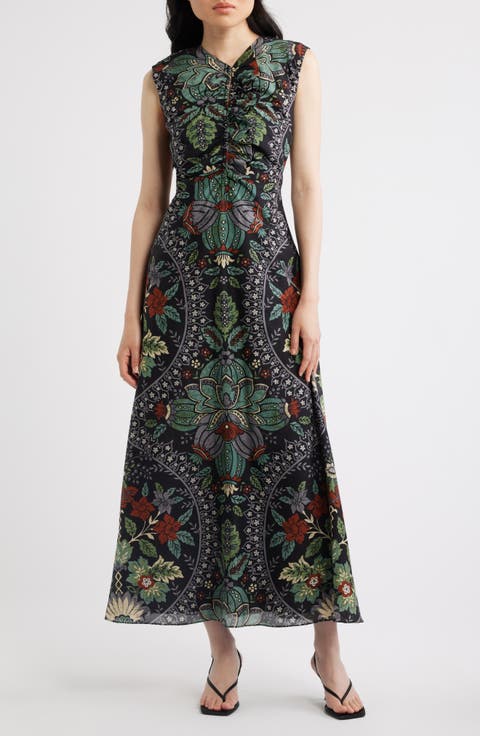 The Kinsley Print Maxi Dress