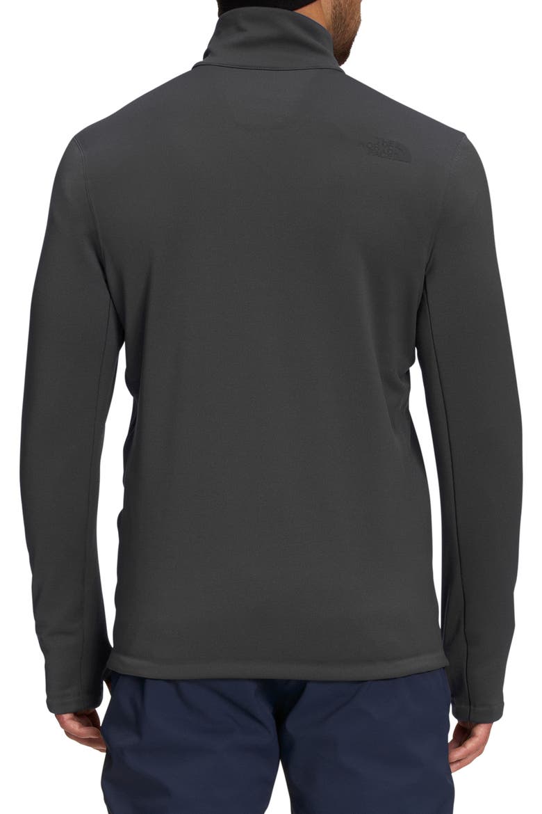Tagen Slim Fit Half Zip Fleece Pullover, Alternate, color, ASPHALT GREY