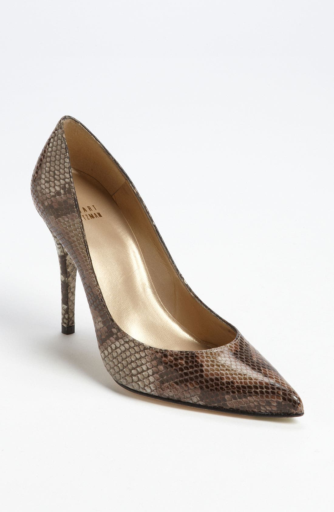 'Naughty' Pump, Main, color, TAUPE PAINTED SNAKE