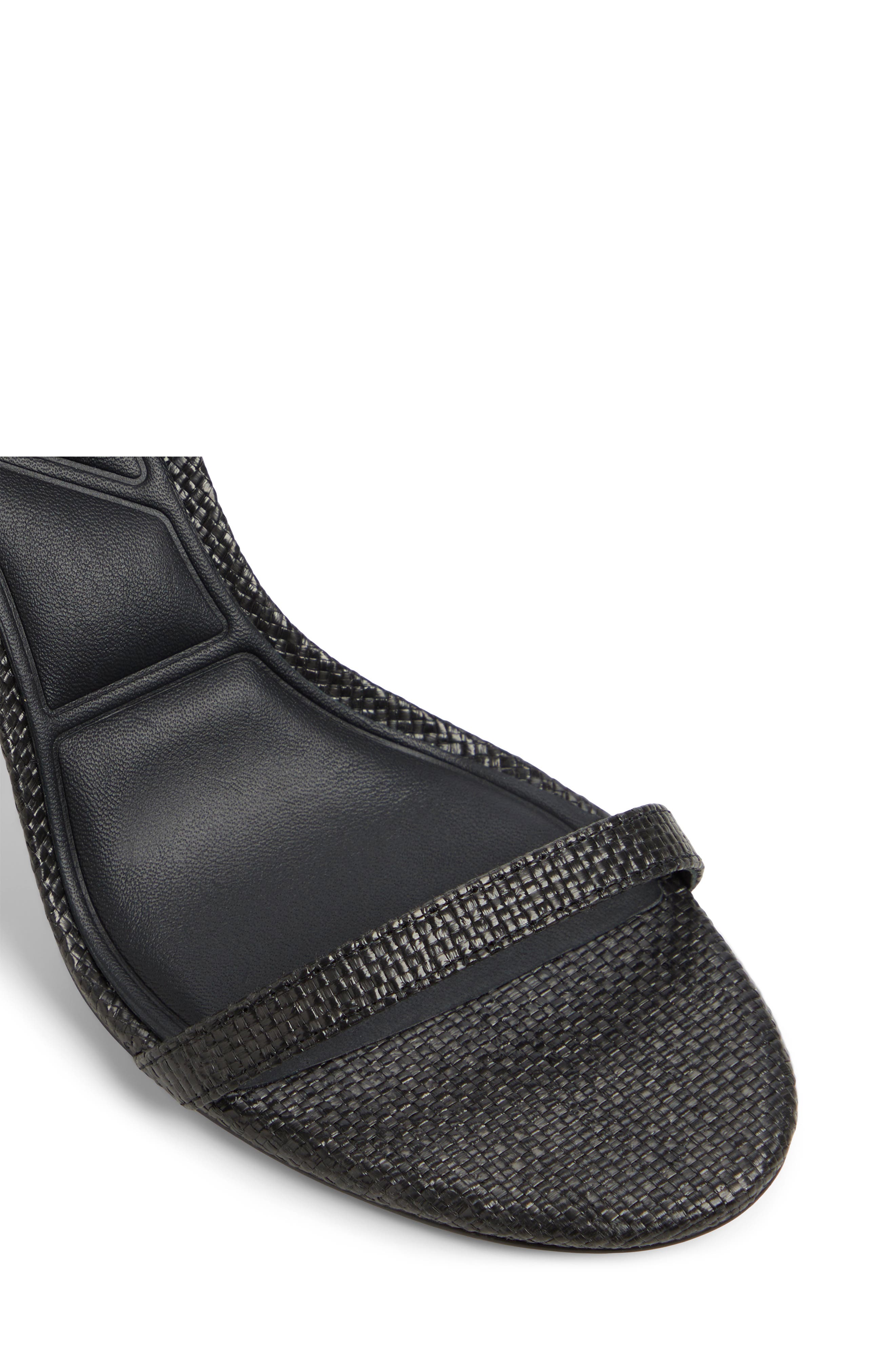 ALDO x Disney Ursula Ankle Strap Sandal, Alternate, color, Black