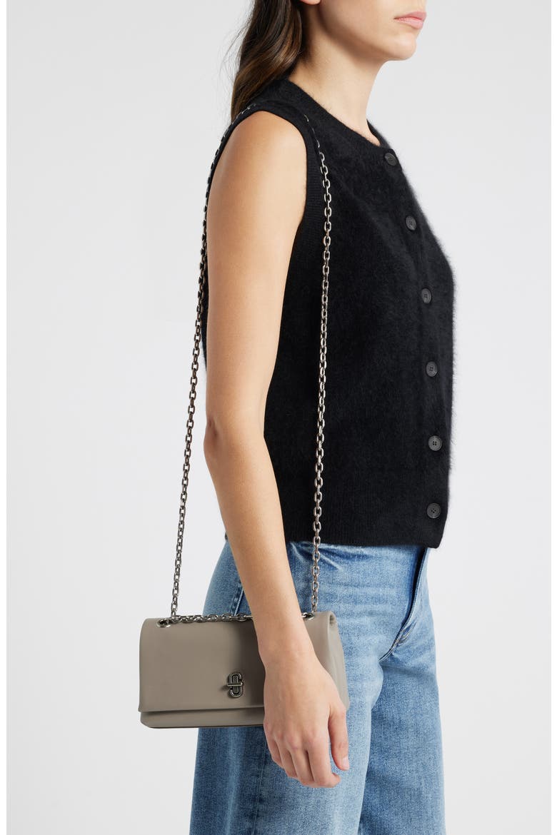 The Dual Chain Strap Mini Bag, Alternate, color, CEMENT