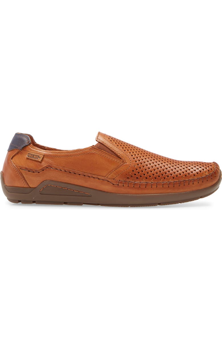 PIKOLINOS Azores Driving Shoe, Alternate, color, Brandy Leather