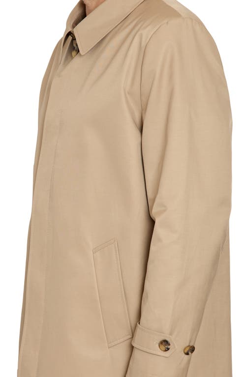 Sam Edelman One-button Water Resistant Duster Jacket In Sand