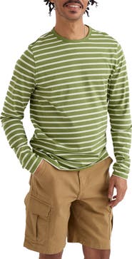 Seasalt Cornwall Sailor Stripe Long Sleeve Organic Cotton T-Shirt