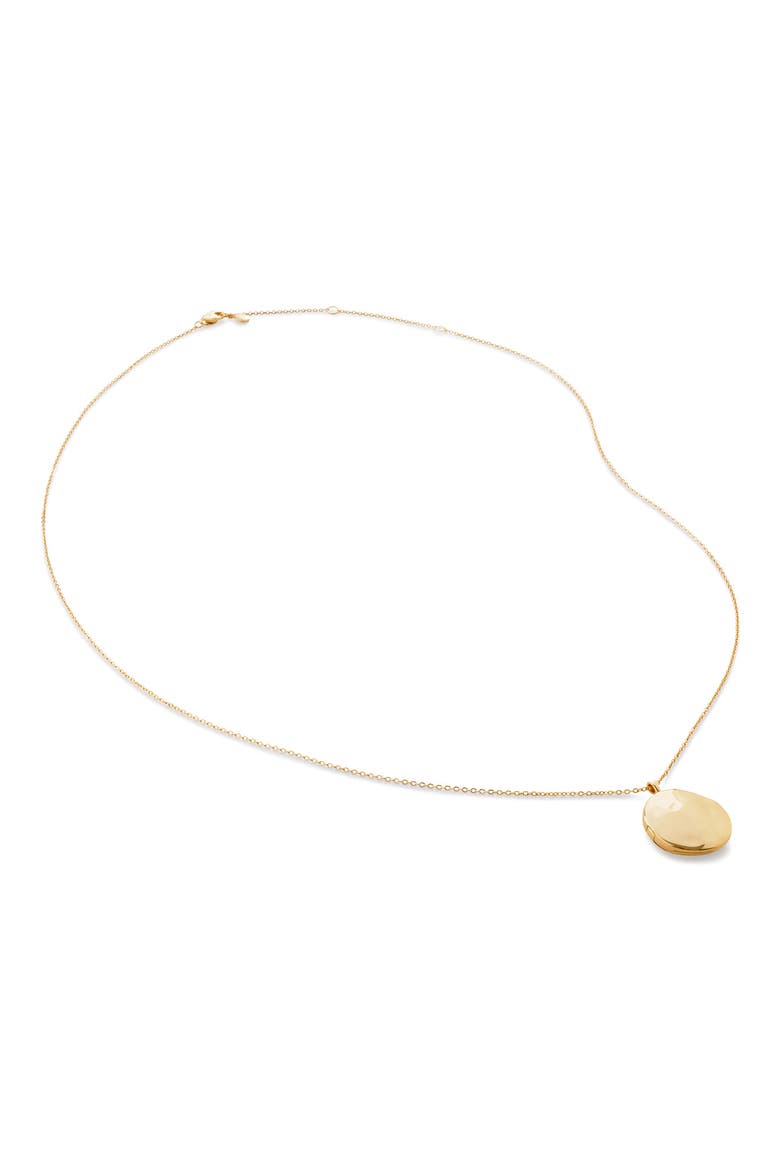 Siren™ Locket Necklace, Main, color, 14K SOLID GOLD