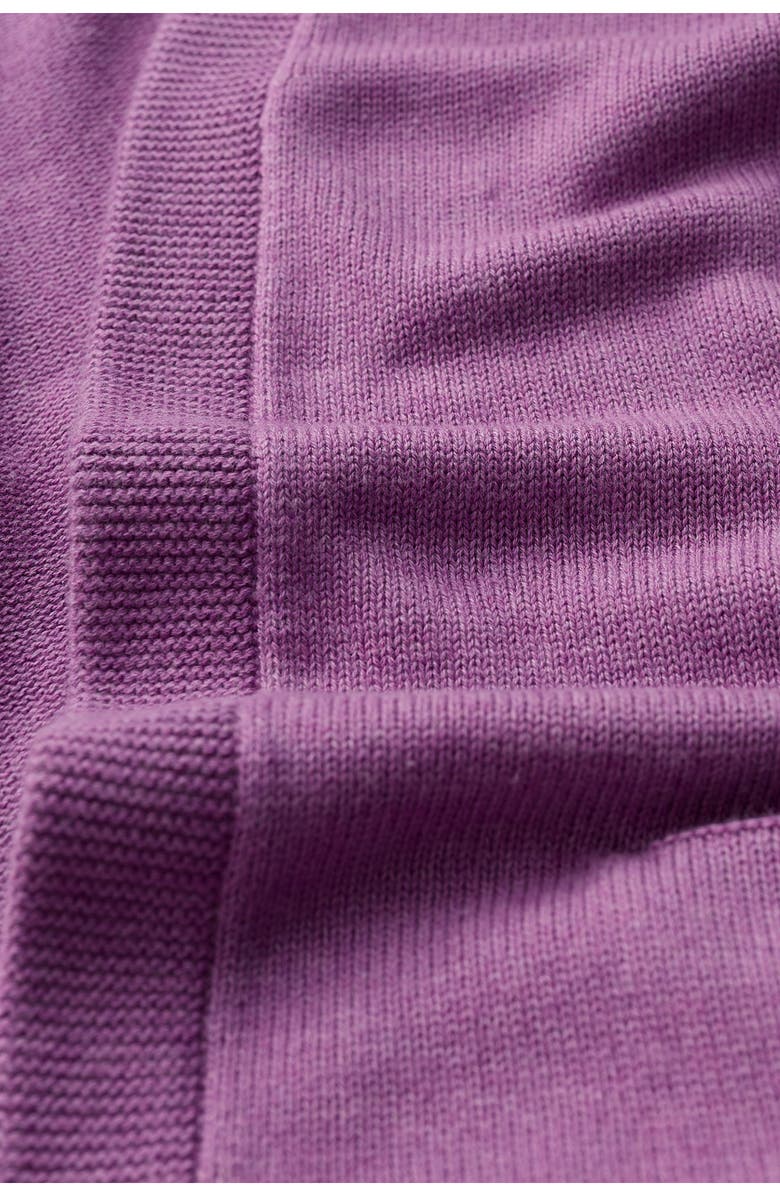 Seasalt Cornwall Riverboat Organic Cotton Cardigan, Alternate, color, Orchid