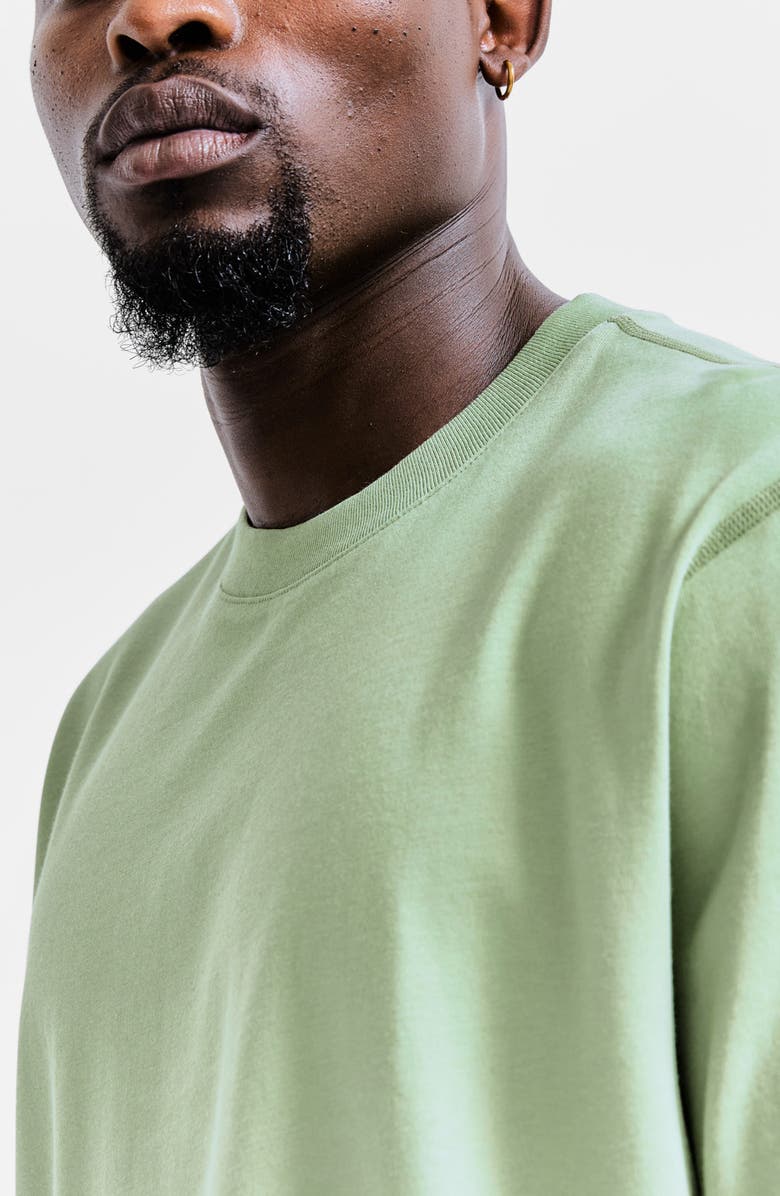 Reigning Champ Midweight Jersey T-Shirt, Alternate, color, Mineral Green