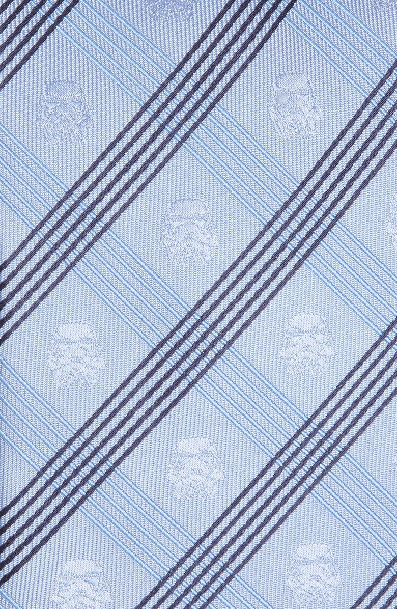 Cufflinks, Inc. 'Star Wars<sup>™</sup> - Stormtrooper' Plaid Silk Tie, Alternate, color, Blue