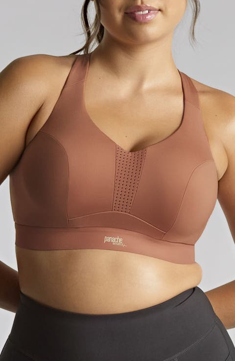 Endurance Underwire V-Neck Unlined Sports Bra