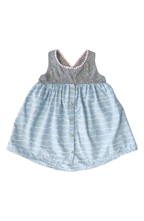 Marin Colorblock Cotton Tank Dress (Baby)
