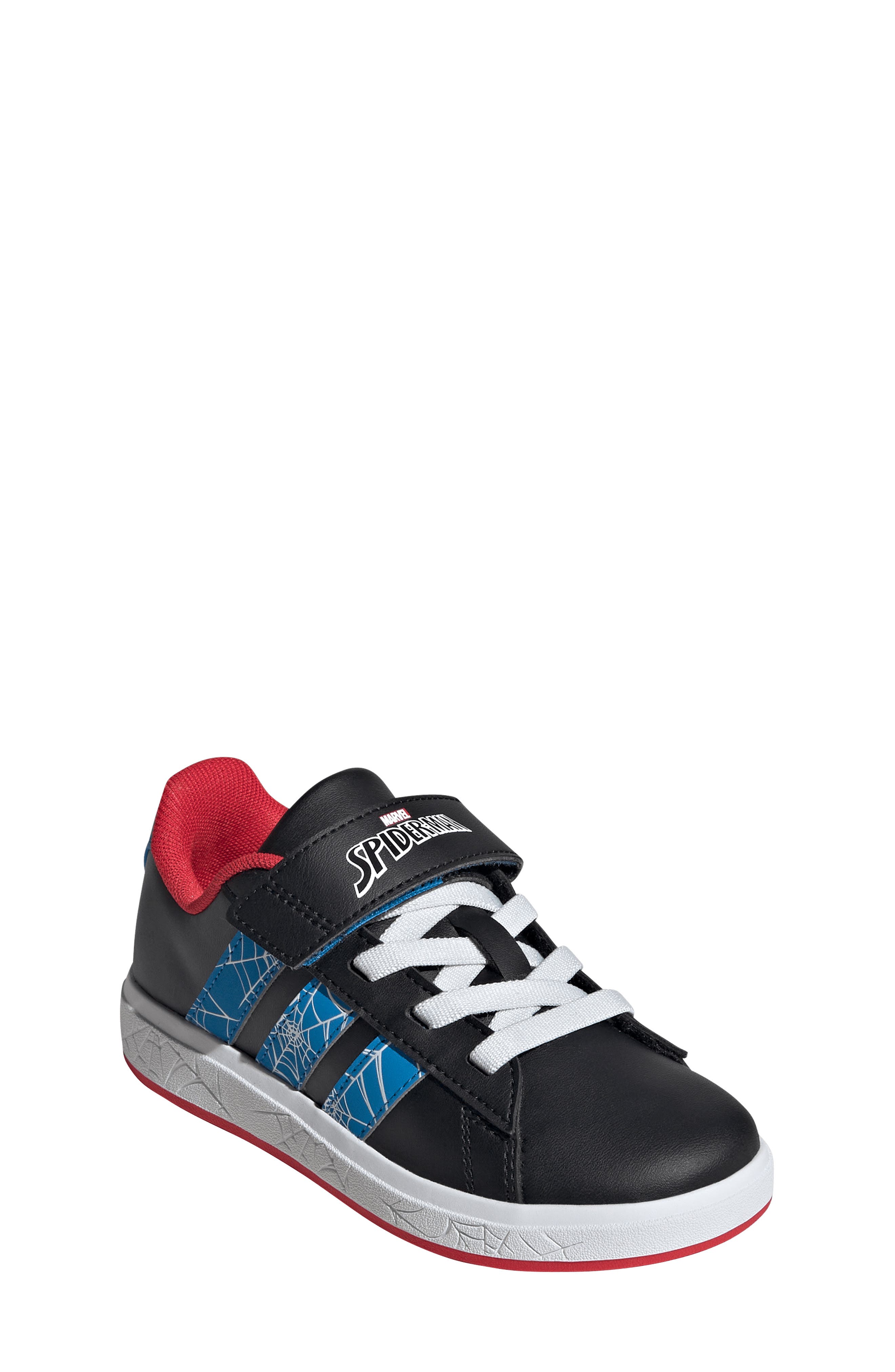 adidas x Marvel<sup>®</sup> Kids' Spider-Man Grand Court Sneaker, Main, color, 