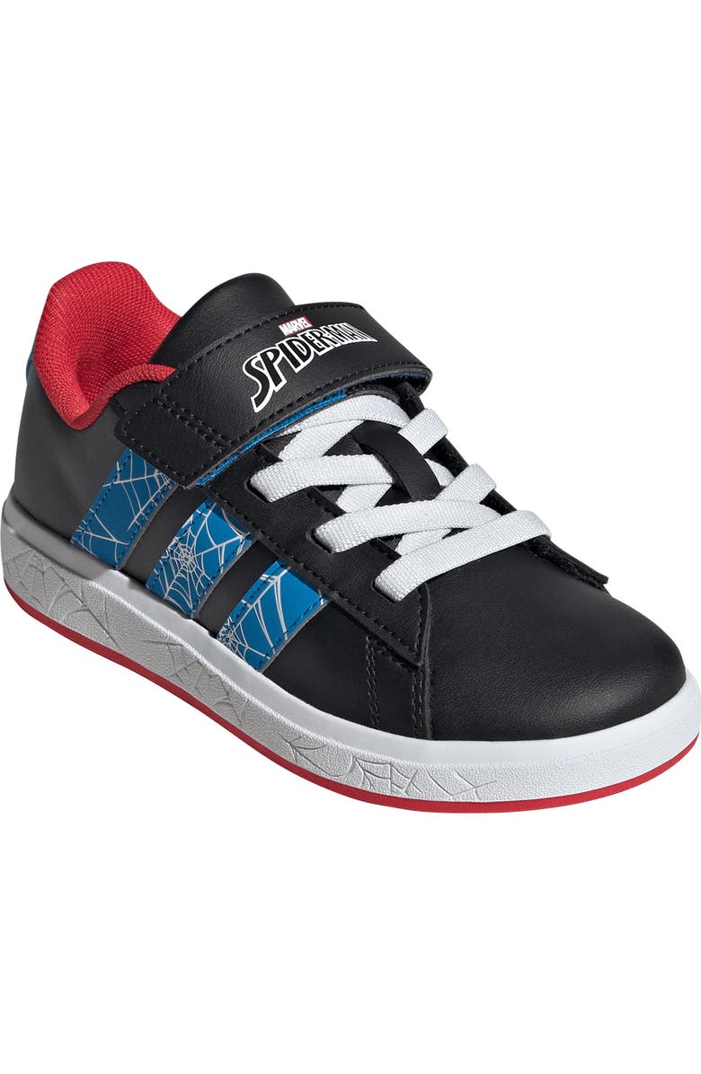 adidas x Marvel<sup>®</sup> Kids' Spider-Man Grand Court Sneaker, Main, color,