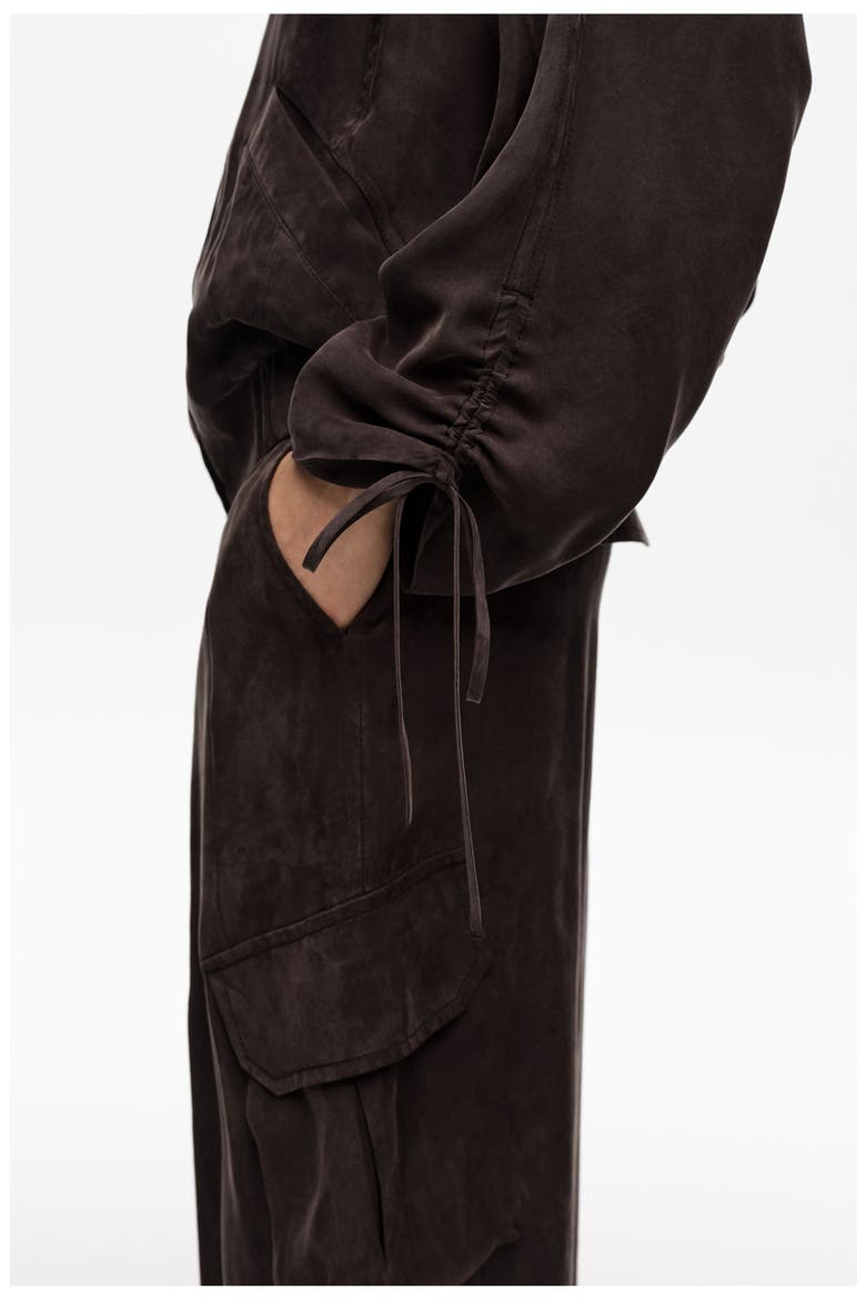 Fluid Cargo Trousers, Alternate, color, WASHED BLACK