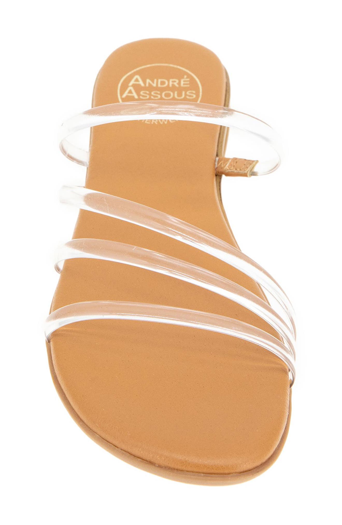 André Assous Nolan Sandal, Alternate, color, Clear