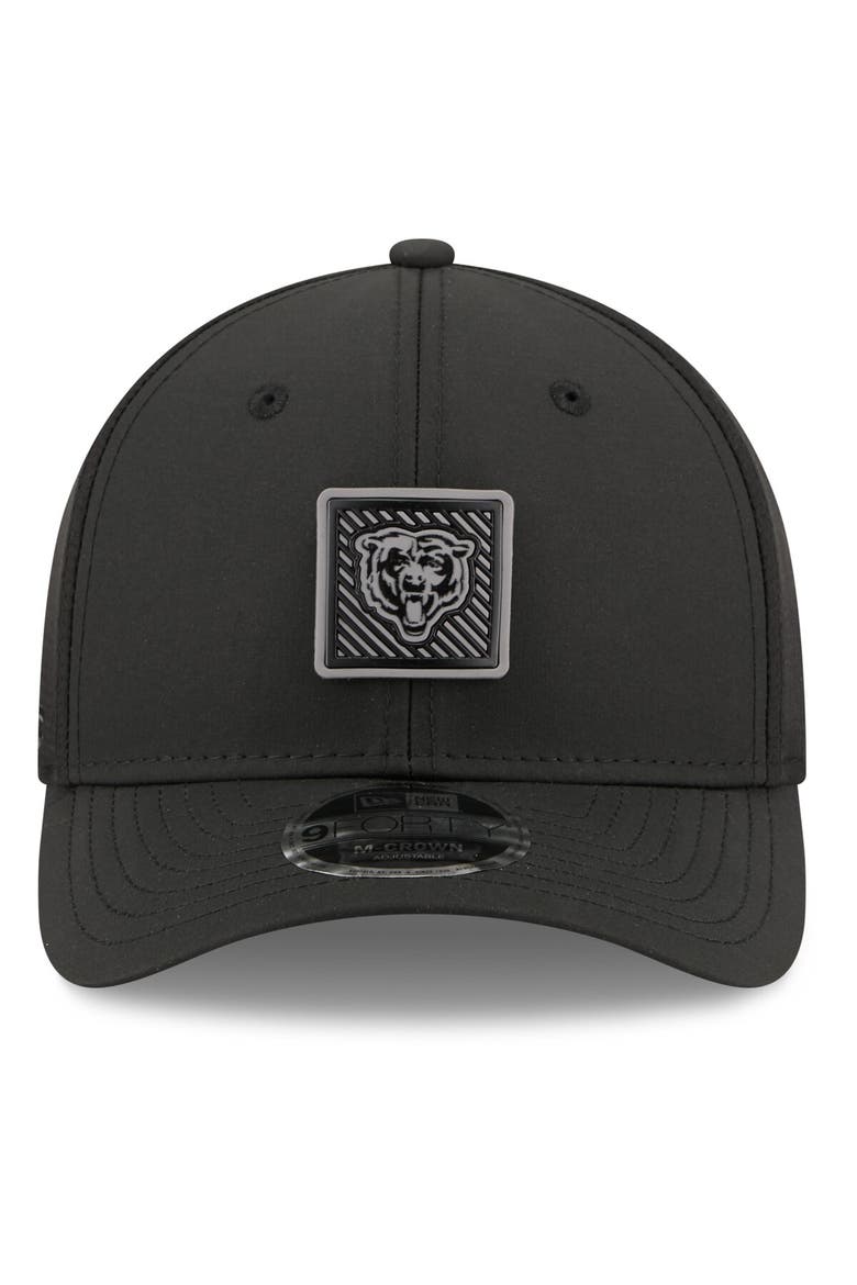 Men's New Era  Black Chicago Bears 2026 NFL Training Camp 9FORTY Adjustable Hat, Alternate, color, Black