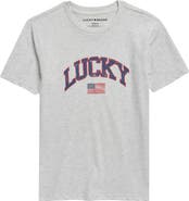 Lucky Brand Kids' Flag Logo Graphic T-Shirt