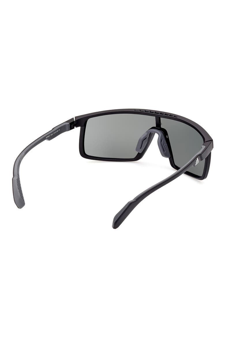 Shield Sunglasses, Alternate, color, MATTE BLACK / SMOKE