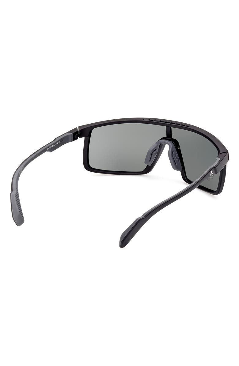 adidas Shield Sunglasses, Alternate, color, Matte Black / Smoke