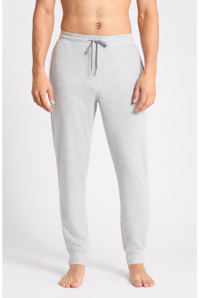 Brushed Fleece Lounge Joggers, Main, color, GRAY