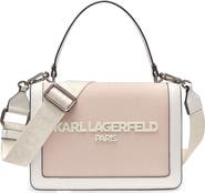 KARL LAGERFELD PARIS Simione Canvas Satchel