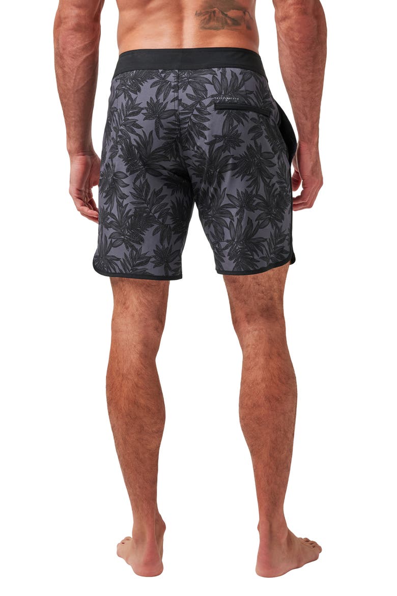 No Wake Zone Board Shorts, Alternate, color, BLACK