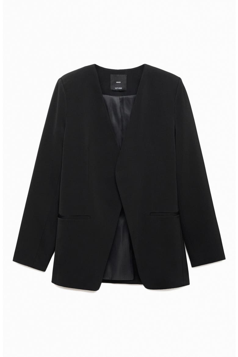 Double Breasted Suit Jacket, Alternate, color, BLACK