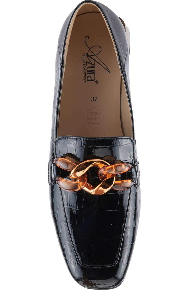 AZURA BY SPRING STEP Baldwin Loafer Pump, Alternate, color, Black Patent