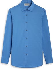 Bugatchi James OoohCotton® Grid Button-Up Shirt