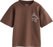 NEXT Kids' Oversize Dino Club Cotton Graphic T-Shirt