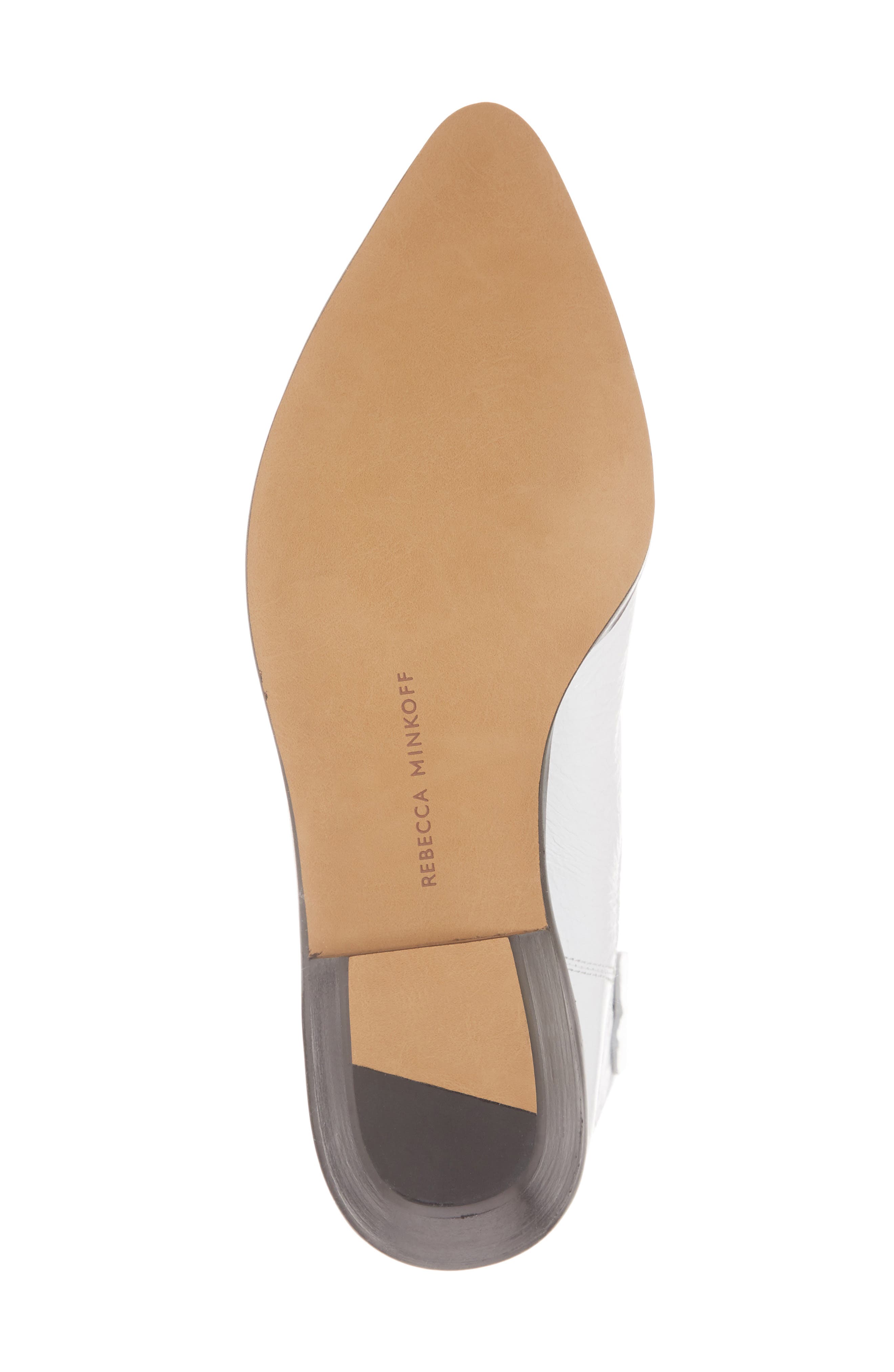 Kaiegan Bootie, Alternate, color, WHITE LEATHER