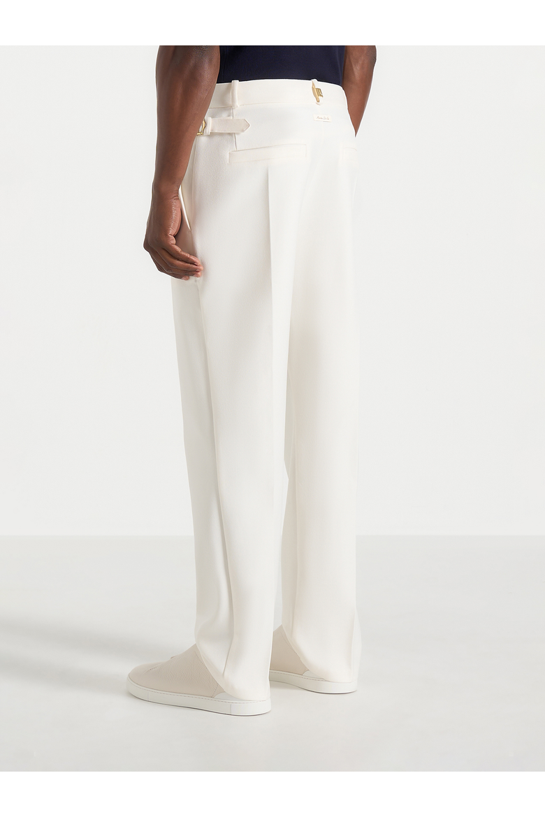 Joseph Regular Fit Trousers, Alternate, color, Off White