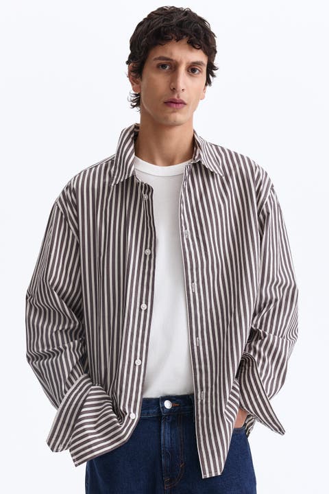 Relaxed-fit cotton shirt