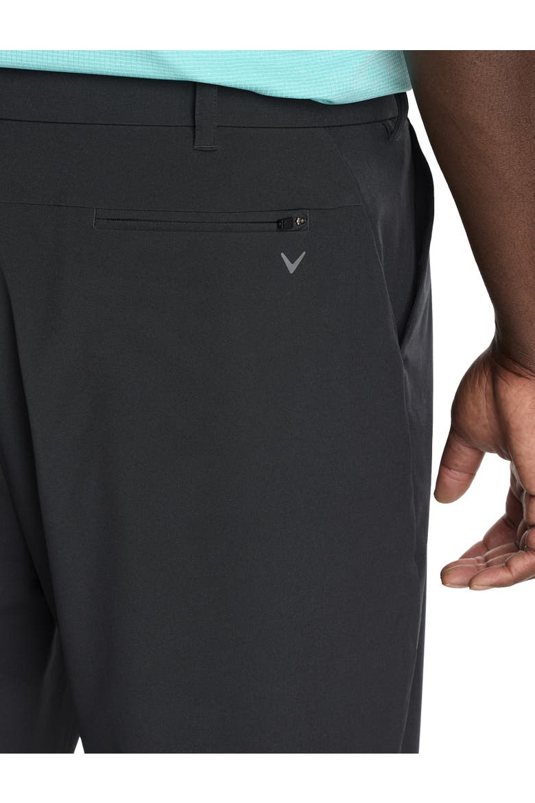 Big & Tall Flat-Front Golf Pants, Alternate, color, CAVIAR
