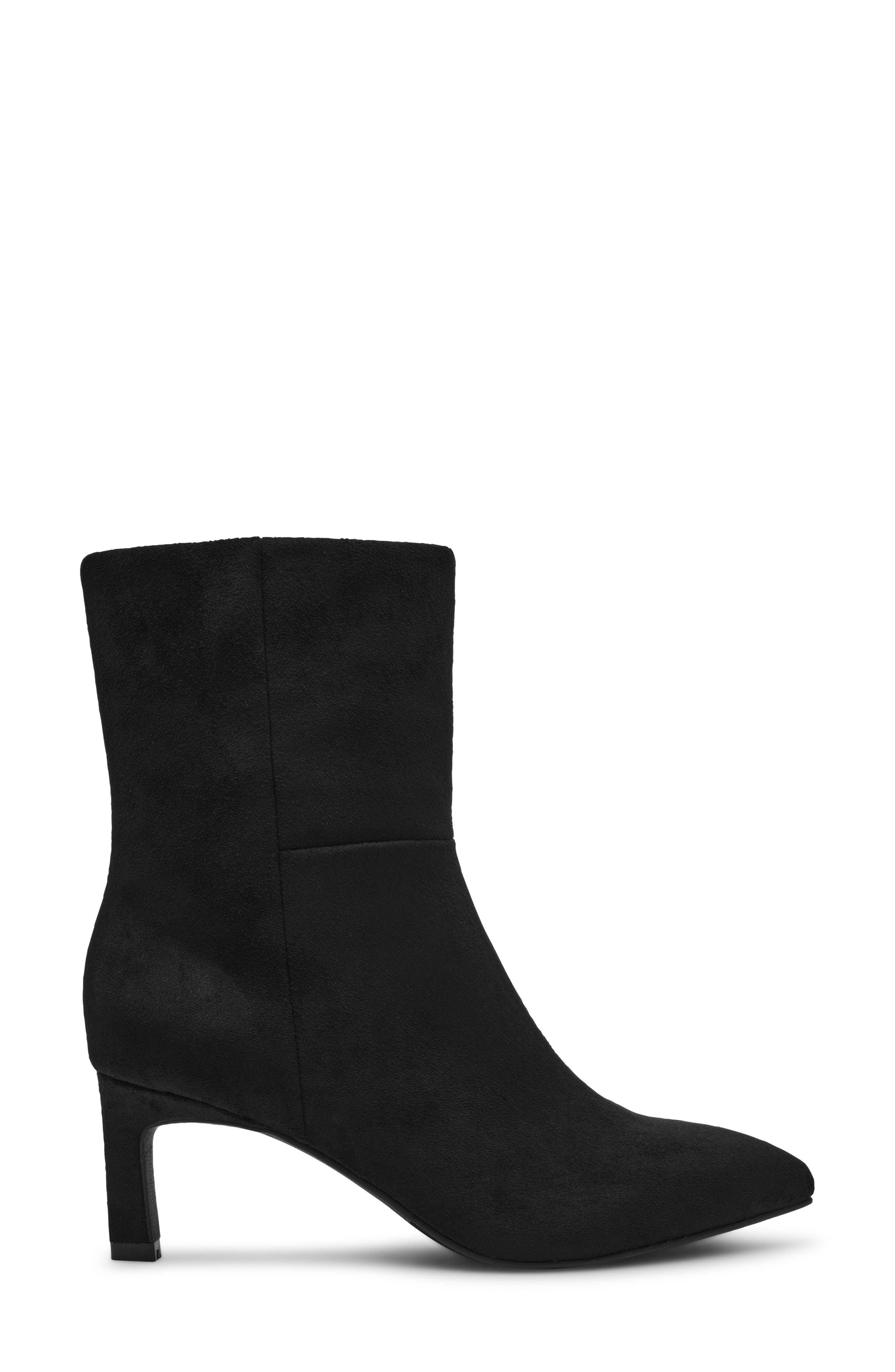 DV by Dolce Vita Gradie Kitten Heel Boot, Alternate, color, Black Faux Suede