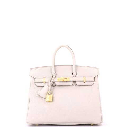 Birkin Handbag Light Togo with Gold Hardware 25