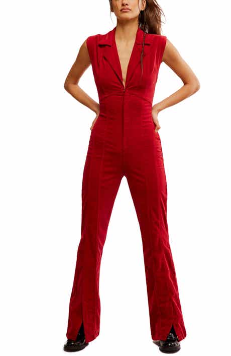 Free People Ring the Alarm Corduroy Jumpsuit