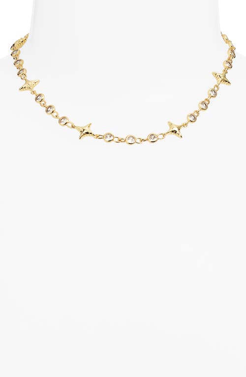 Vidakush Star Power Choker Necklace In Gold
